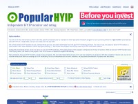 Desktop screenshot for popularhyip.com
