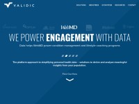 Desktop screenshot for validic.com