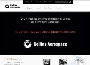 How beaerospace.com looks like on a tablet such as an iPad.