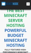 How beastnode.com looks like on a mobile device such as an iPhone.