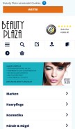 How beautyplaza.de looks like on a mobile device such as an iPhone.