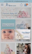 How bebedeparis.co.za looks like on a mobile device such as an iPhone.