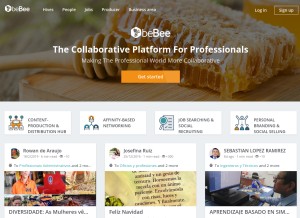 How bebee.com looks like on a tablet such as an iPad.