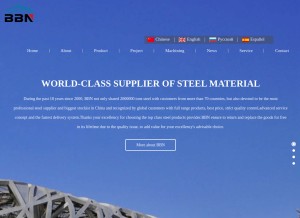 How bebonchina.com looks like on a tablet such as an iPad.