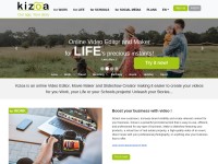 Desktop screenshot for kizoa.com