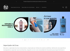 How beckelitebrasil.com looks like on a tablet such as an iPad.