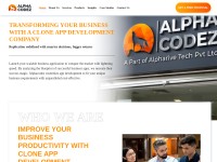 Desktop screenshot for alphacodez.com