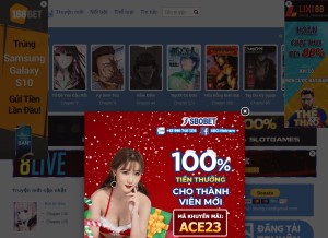 How beeng.net looks like on a tablet such as an iPad.