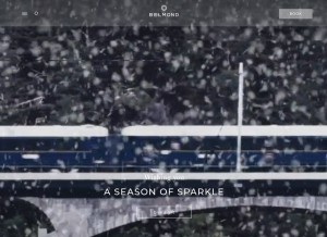 How belmond.com looks like on a tablet such as an iPad.