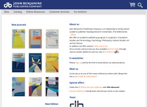 How benjamins.com looks like on a tablet such as an iPad.