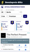 How benzinpreis-blitz.de looks like on a mobile device such as an iPhone.