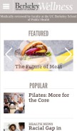 How berkeleywellness.com looks like on a mobile device such as an iPhone.