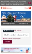 How berlin-airport.de looks like on a mobile device such as an iPhone.