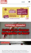 How berliner-kurier.de looks like on a mobile device such as an iPhone.