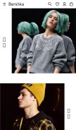 How bershka.cn looks like on a mobile device such as an iPhone.