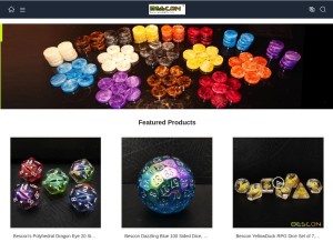 How besconcn.com looks like on a tablet such as an iPad.