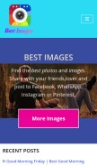 How best-images.in looks like on a mobile device such as an iPhone.