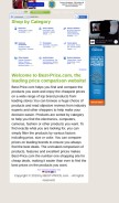 How best-price.com looks like on a mobile device such as an iPhone.