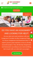 How bestassignmentsupport.com looks like on a mobile device such as an iPhone.