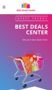 How bestdealscenter.in looks like on a mobile device such as an iPhone.