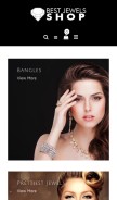 How bestjewelshop.com looks like on a mobile device such as an iPhone.