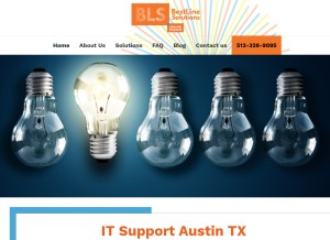 How bestline.net looks like on a tablet such as an iPad.