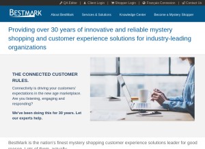 How bestmark.com looks like on a tablet such as an iPad.
