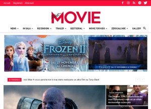 How bestmovie.it looks like on a tablet such as an iPad.