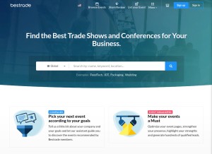 How bestrade.co looks like on a tablet such as an iPad.