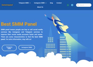 How bestsmmpanel.shop looks like on a tablet such as an iPad.