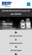 How bestsportsnutrition.in looks like on a mobile device such as an iPhone.