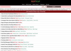 How bestwap.best looks like on a tablet such as an iPad.