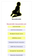 How beszamolok.com looks like on a mobile device such as an iPhone.