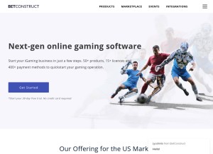 How betconstruct.com looks like on a tablet such as an iPad.