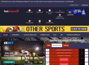 How betensured.com looks like on a tablet such as an iPad.
