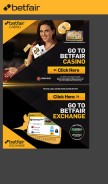 How betfair.com looks like on a mobile device such as an iPhone.
