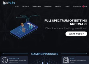 How bethub.io looks like on a tablet such as an iPad.