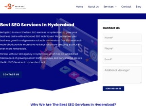 How betopseo.com looks like on a tablet such as an iPad.