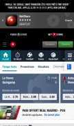 How betstars.eu looks like on a mobile device such as an iPhone.
