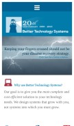 How bettertech.com looks like on a mobile device such as an iPhone.