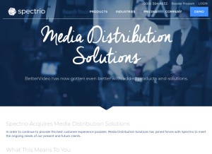 How bettervideo.com looks like on a tablet such as an iPad.