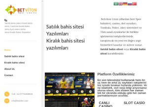 How betviton.com looks like on a tablet such as an iPad.