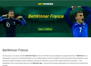 How betwinnerfrance.net looks like on a tablet such as an iPad.
