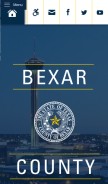How bexar.org looks like on a mobile device such as an iPhone.