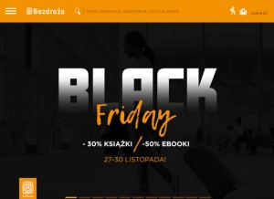 How bezdroza.pl looks like on a tablet such as an iPad.