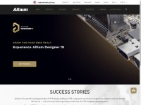 Desktop screenshot for altium.com