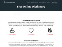 Desktop screenshot for wikiwordy.com