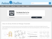 Desktop screenshot for animeoutline.com