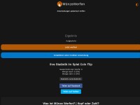 Desktop screenshot for muenzewerfen.de