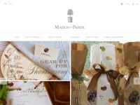 Desktop screenshot for papierdemaison.com